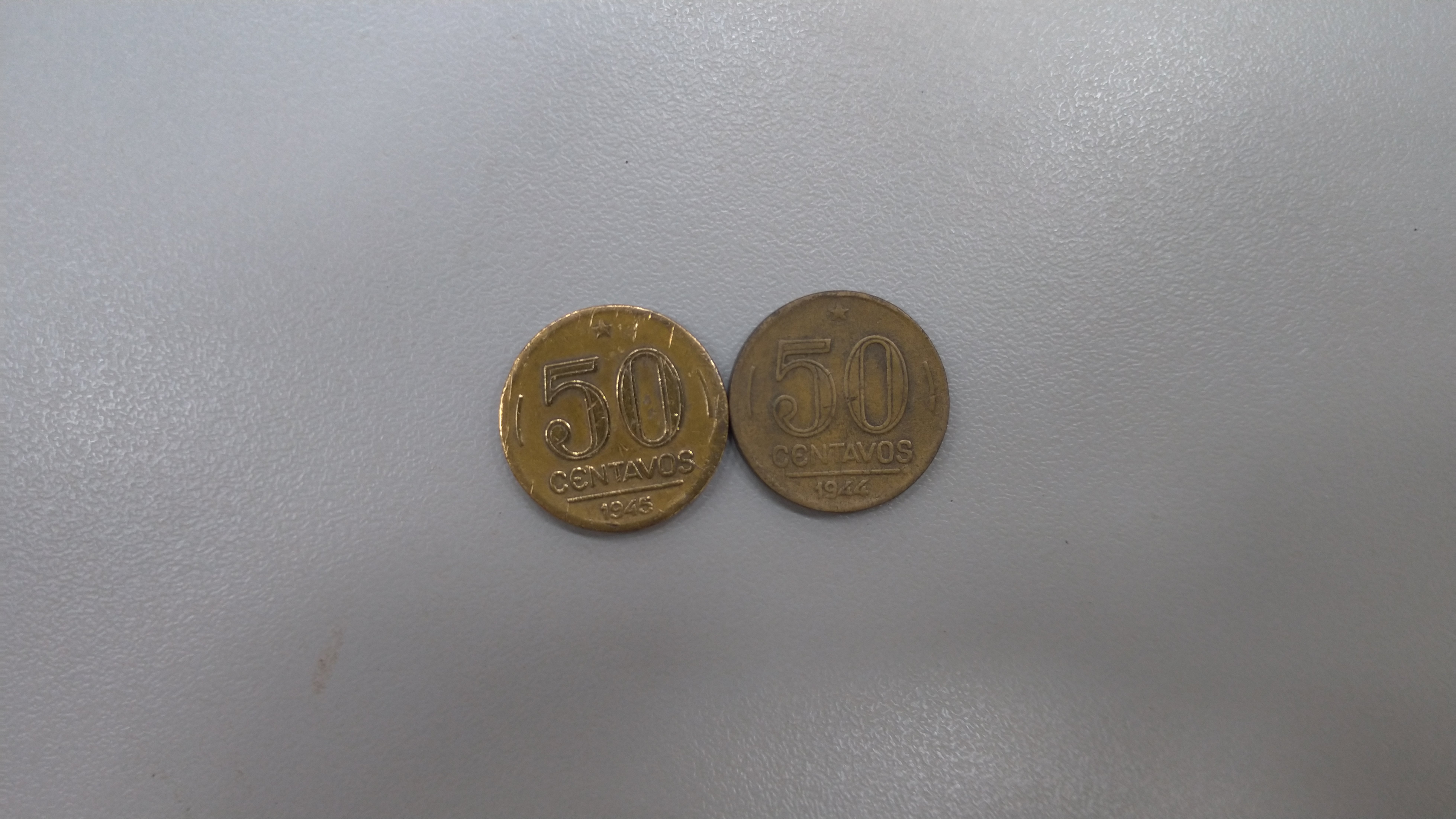 Moedas de 50 centavos