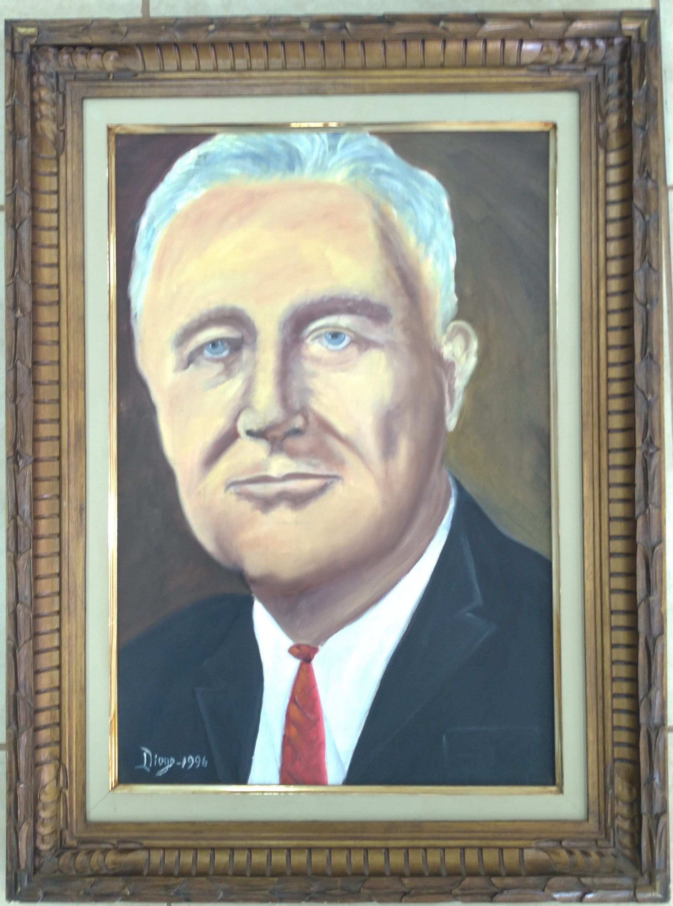 Retrato Pres. Franklin D. Roosevelt