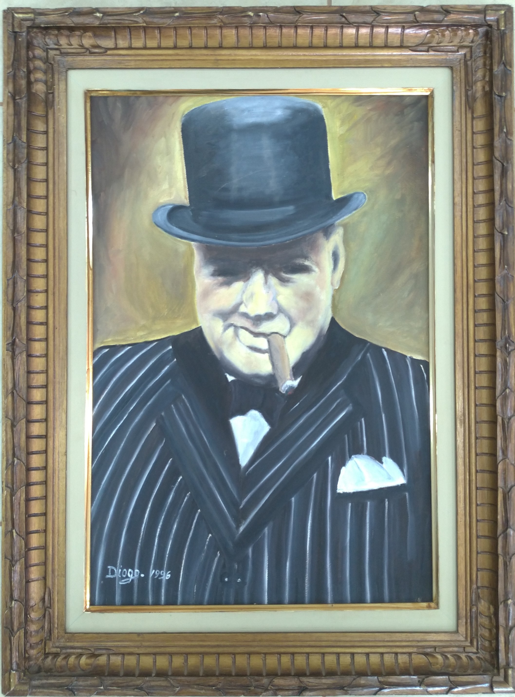 Retrato 1º Min. Sir Winston Churchill