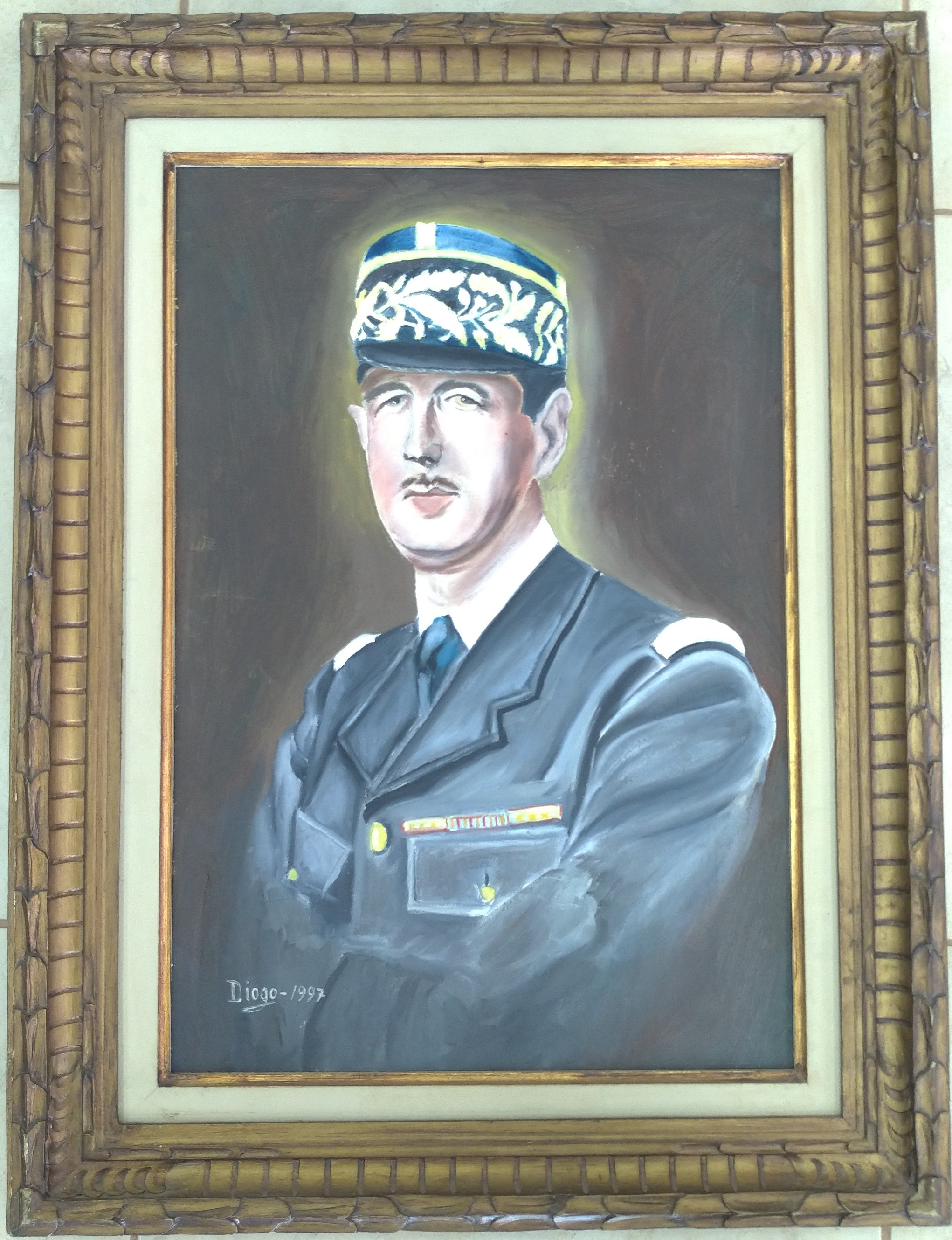 Retrato Gen. Charles de Gaulle